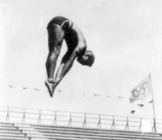 Dick Degener diving