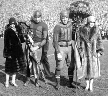 Michgan
and Ohio State football captains, 1927