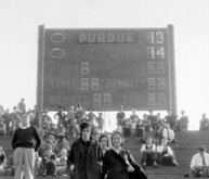 M
Stadium scoreboard, 1930